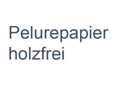 Pelurepapier holzfrei | © EP