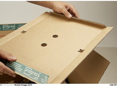 Anwendungsbeispiel Fixiereinlage ProgressBox Premium 