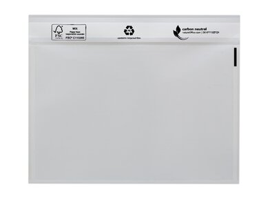 Lieferscheintasche unbedruckt Produktabbildung