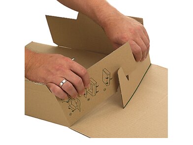 Anwendungsbeispiel Mailbox Postversandkarton