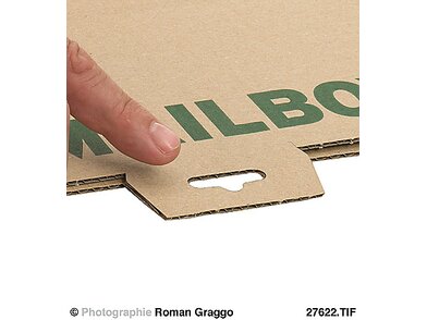 Anwendungsbeispiel Mailbox Postversandkarton