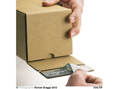 Anwendungsbeispiel Versandhülse Longbox